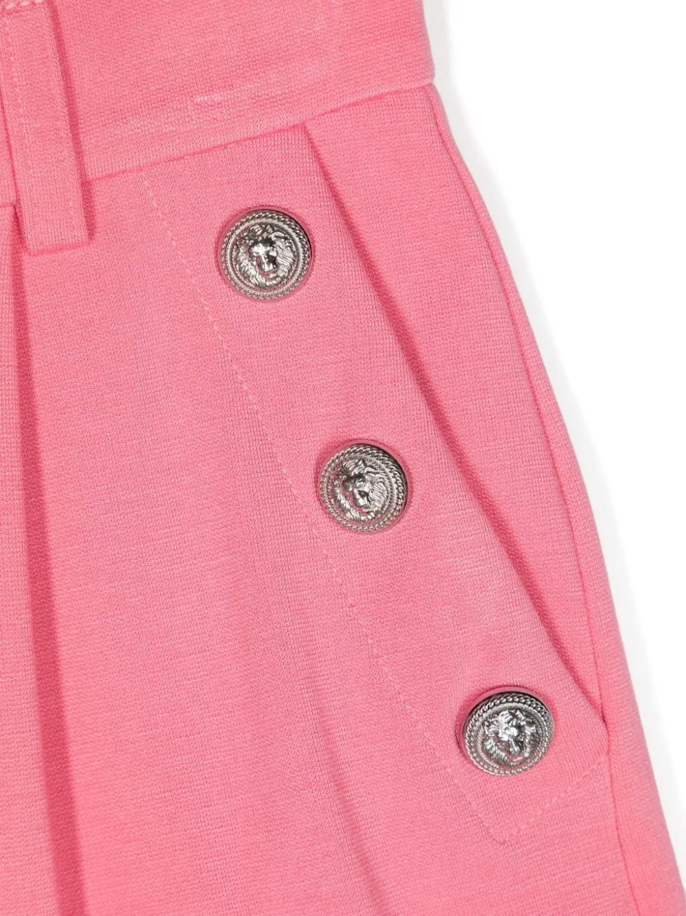 Pleat-Detail Wide-Leg Trousers