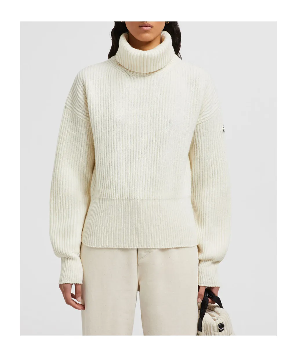 Moncler Turtleneck Knit Sweater