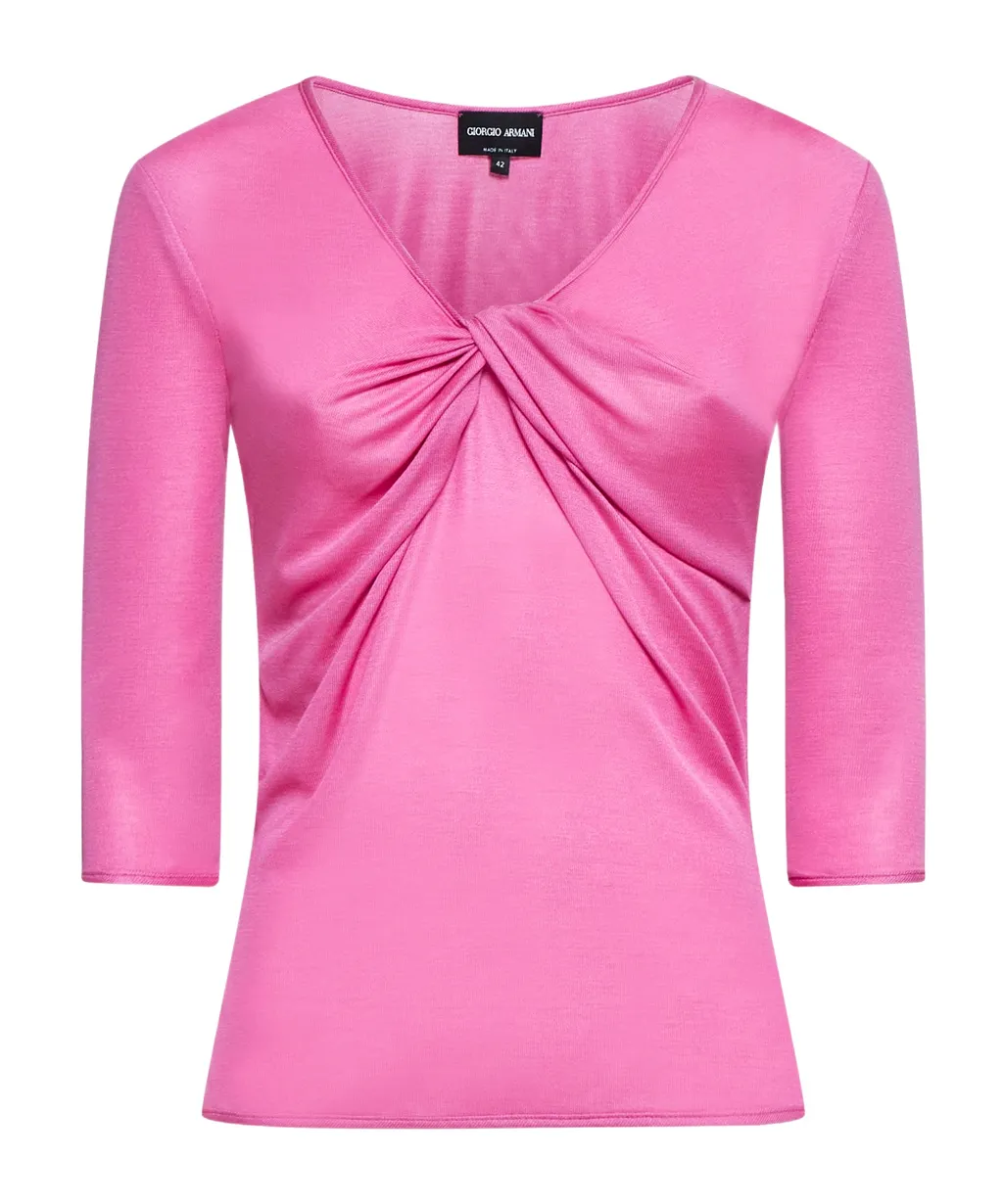 Giorgio Armani V-Neck Jersey Jumper