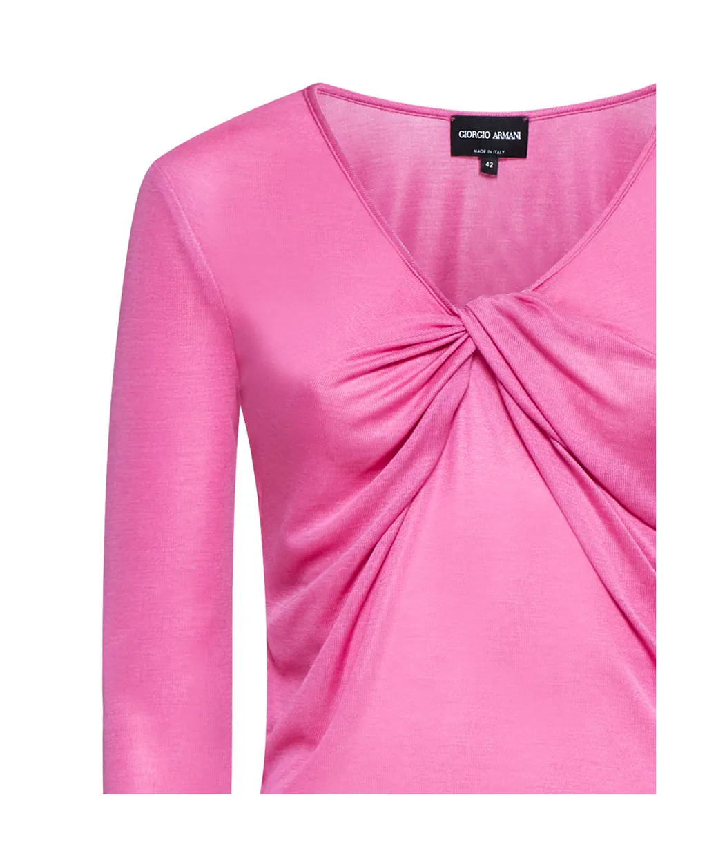 Giorgio Armani V-Neck Jersey Jumper