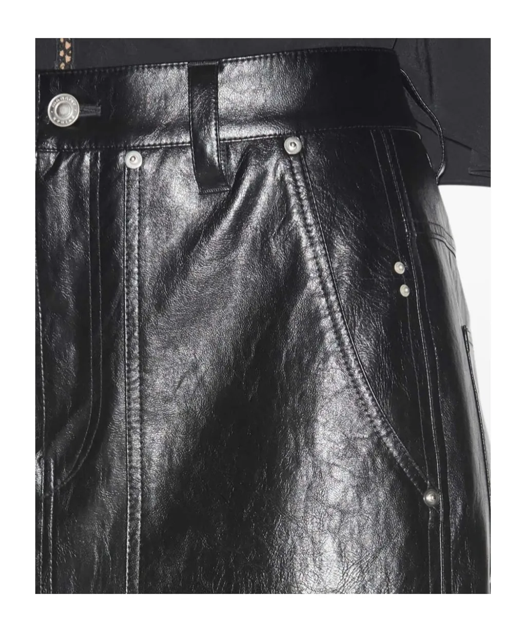 Isabel Marant ÉToile Angele Belted Waist Midi Skirt