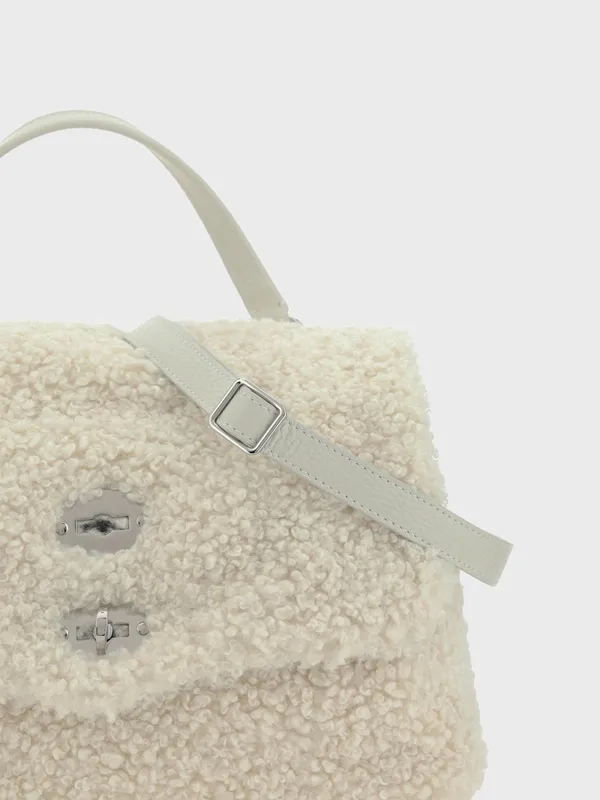 Zanellato Small Postina Teddy Fur Messenger Bag