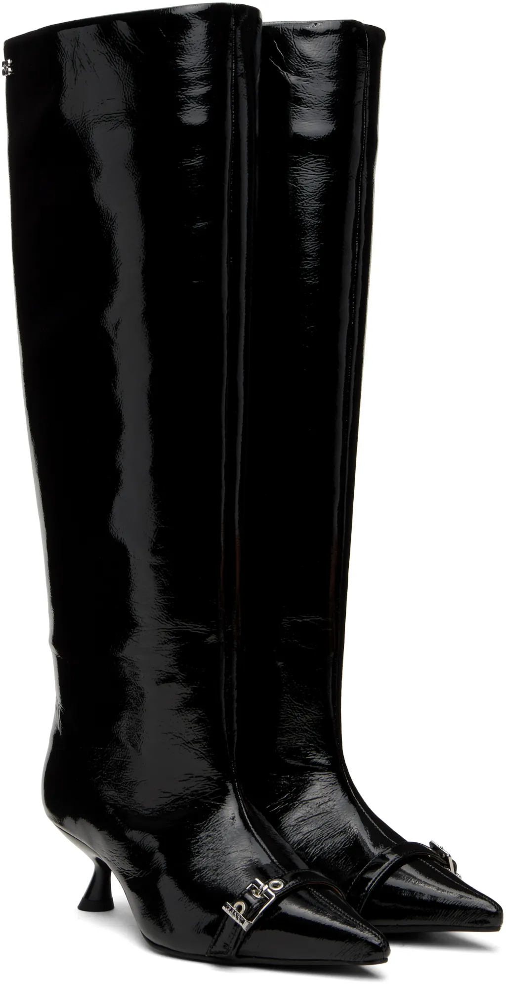 Eyelets Slouchy High Shaft Boots
