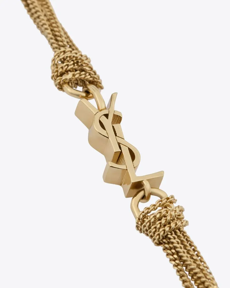 Saint Laurent Cassandre Tassel Bracelet