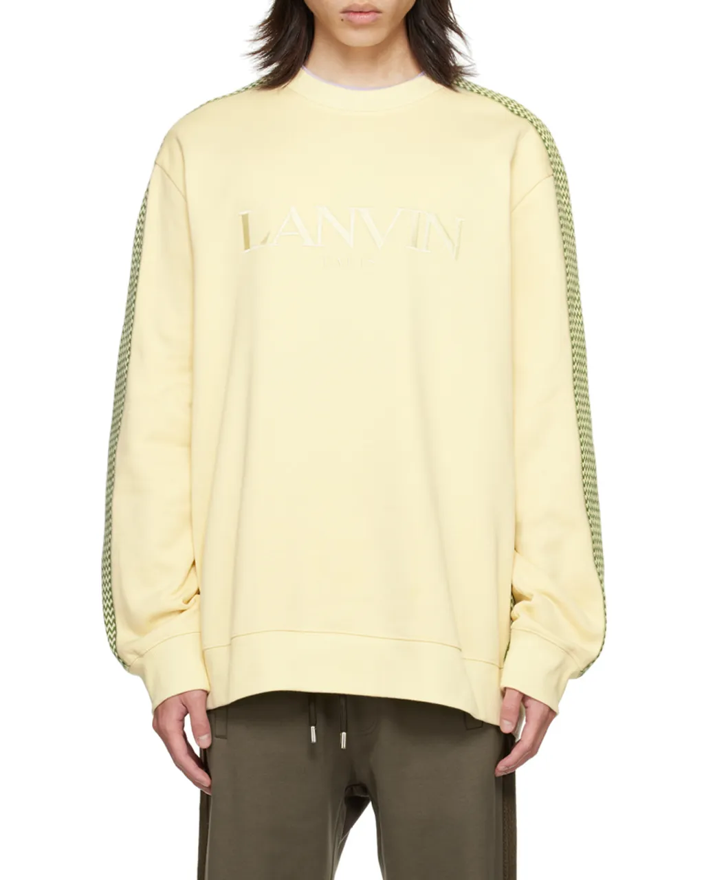 Lanvin Logo-Embroidered Crewneck Sweatshirt