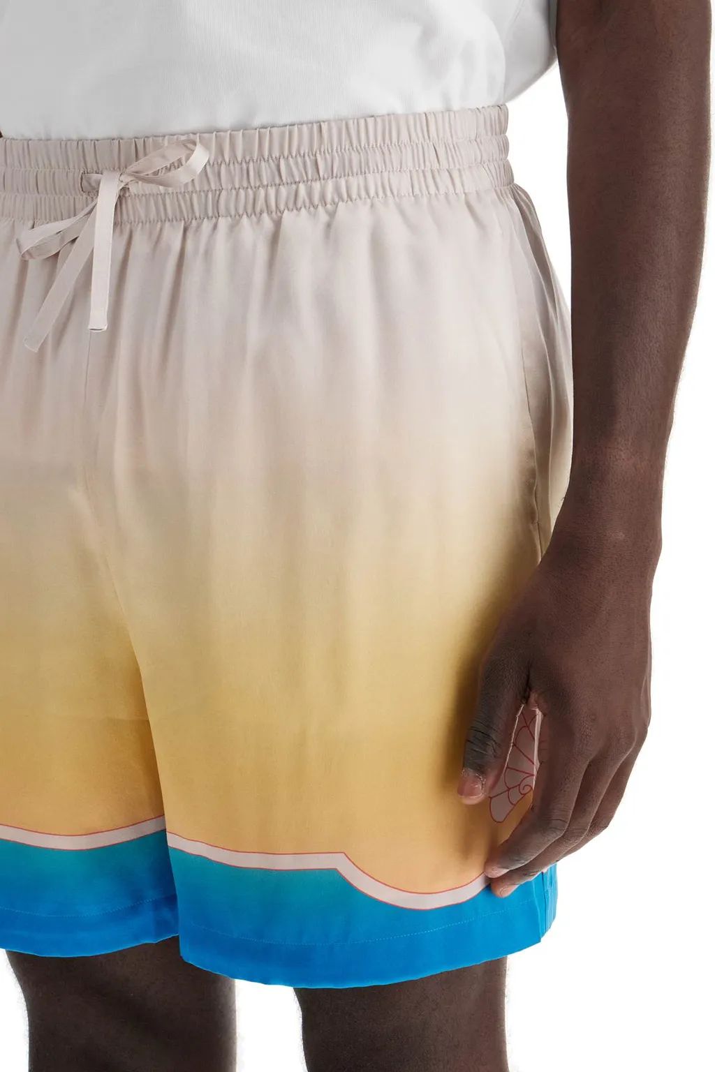 L'arc Coloré Silk Shorts