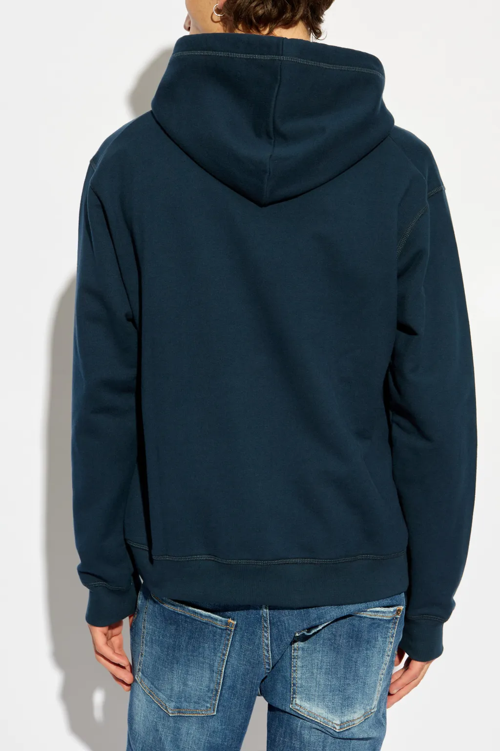 Dsquared2 Raised-Logo Drawstring Hoodie