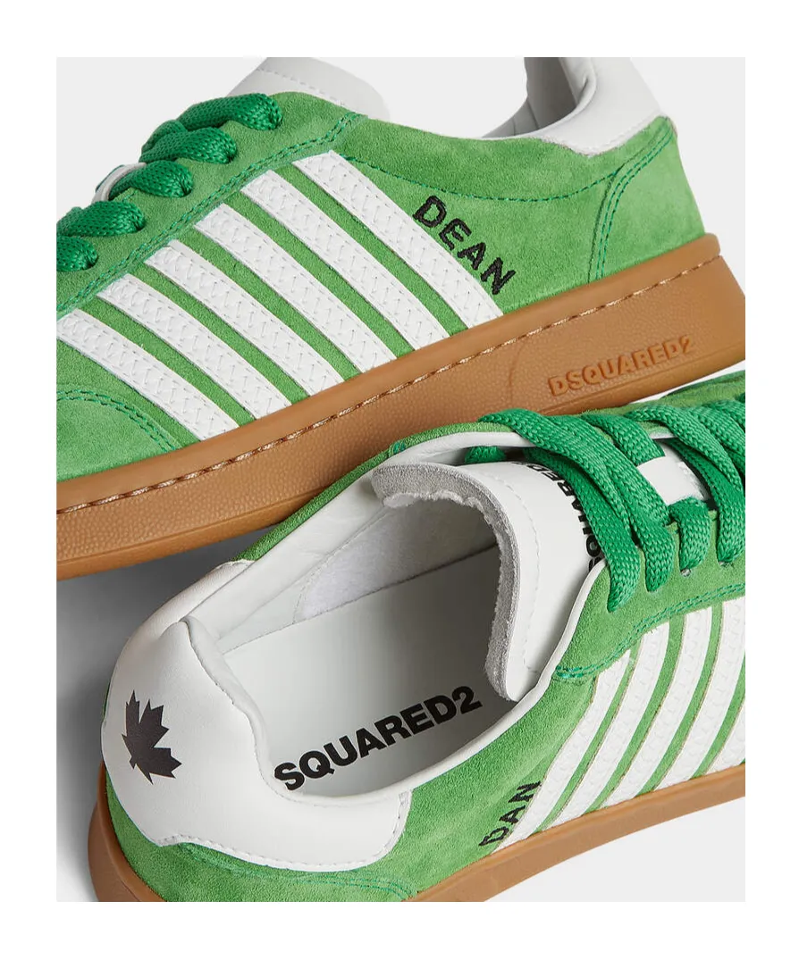 Striped Suede Trainers