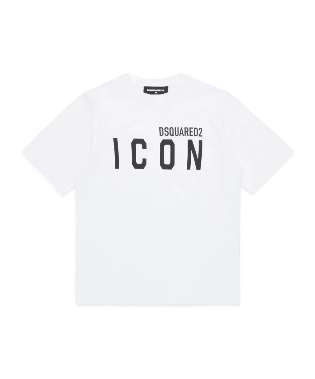 Dsquared2 Kids Logo Printed Crewneck T-Shirt