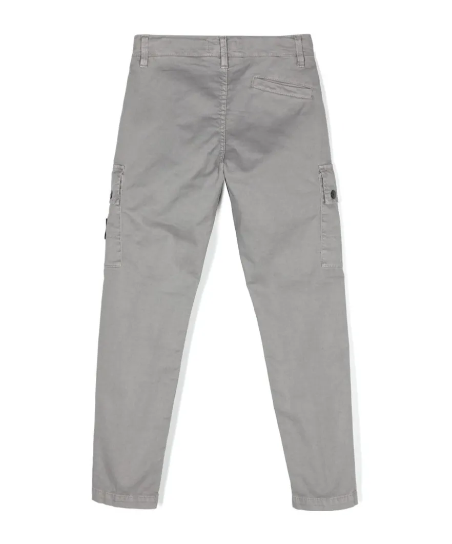 Stone Island Junior Compass-Badge Tapered-Leg Trousers