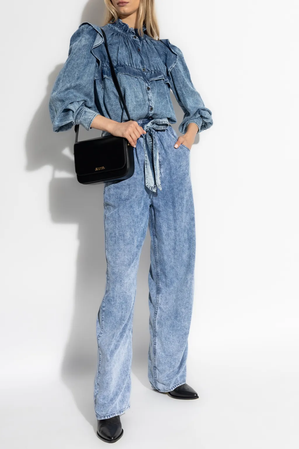 Isabel Marant ÉToile Priana High-Waist Wide-Leg Trousers