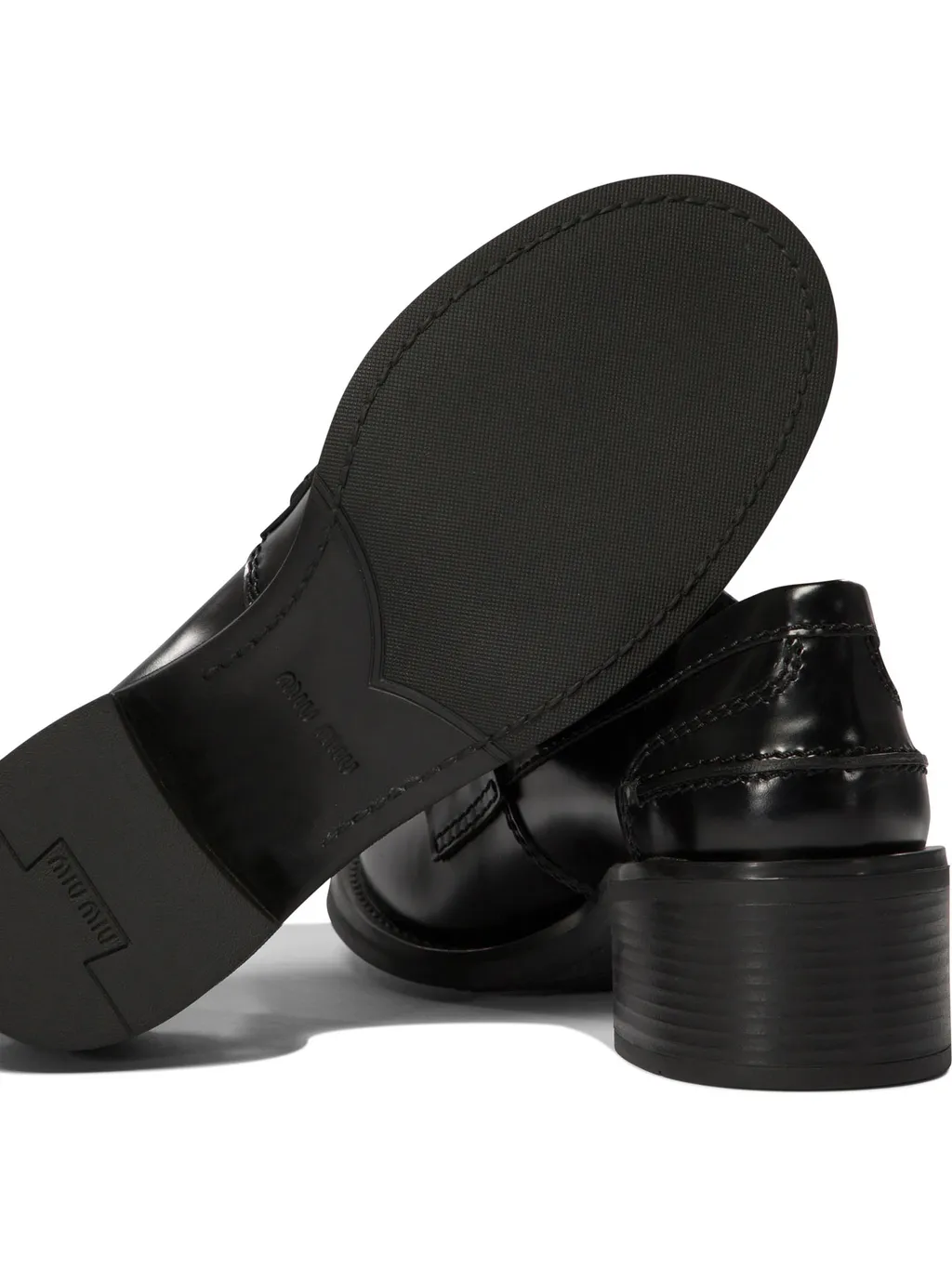 Brushed Leather Loafers