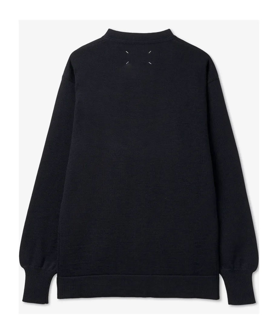 Maison Margiela V-Neck Knitted Jumper