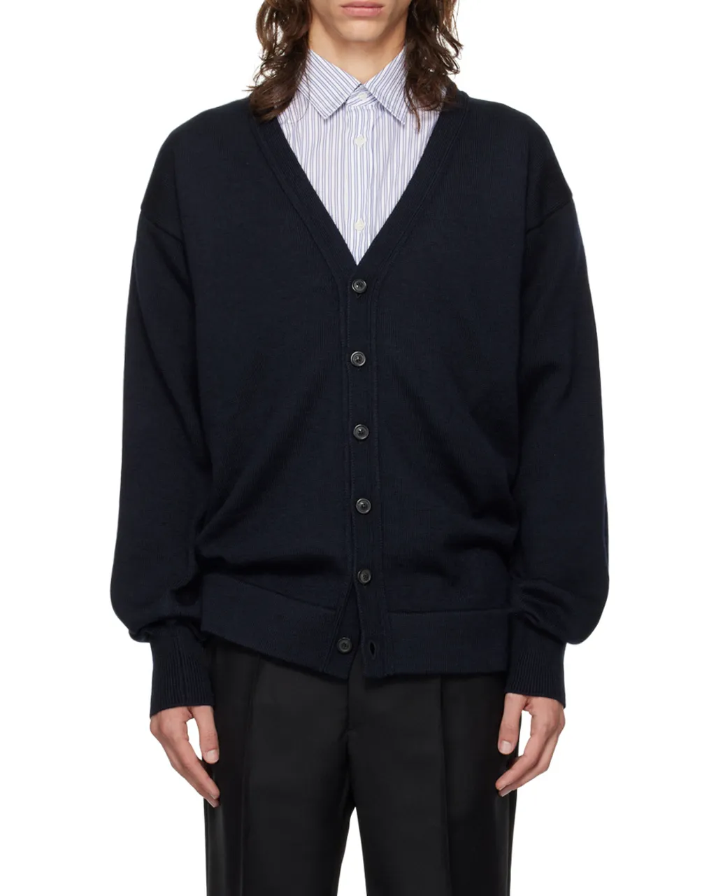 Maison Margiela V-Neck Knitted Jumper