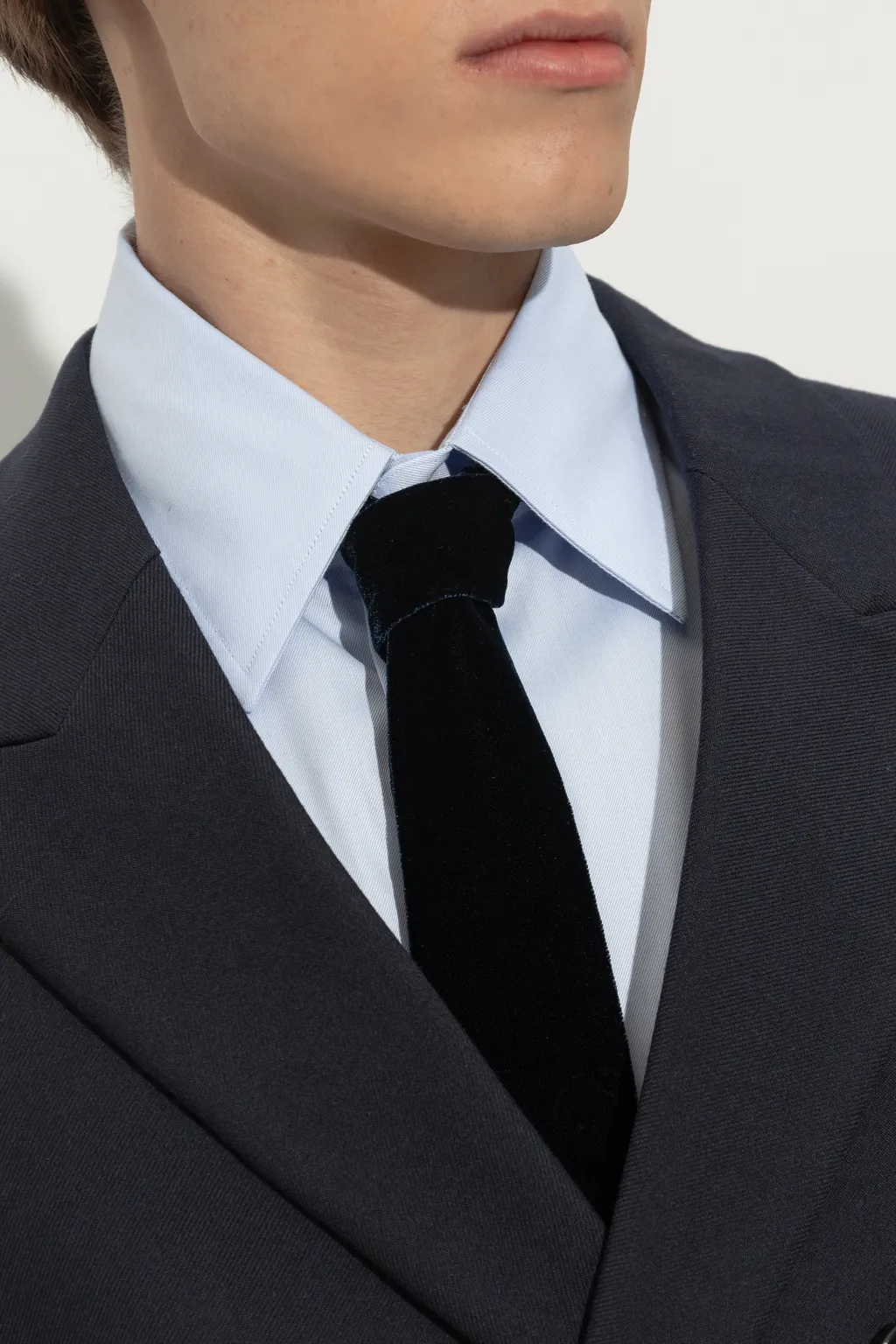 Giorgio Armani Wrap Look Velvet Tie