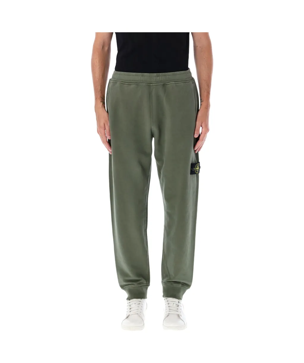 Stone Island Logo Patch Sweatpants