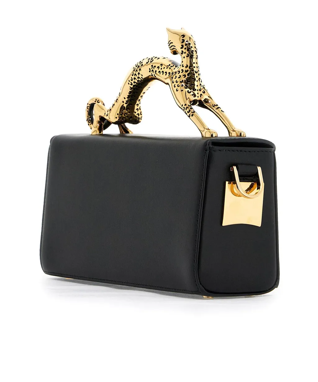 Lanvin Logo Plaque Foldover Top Crossbody Bag