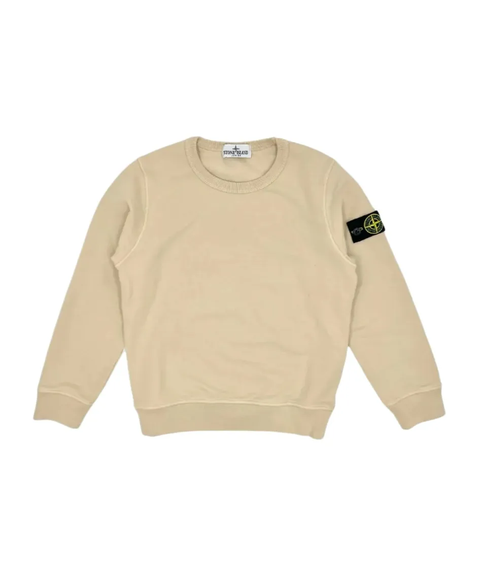 Stone Island Junior Logo Patch Crewneck Sweatshirt