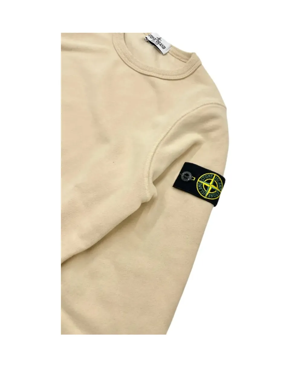 Stone Island Junior Logo Patch Crewneck Sweatshirt