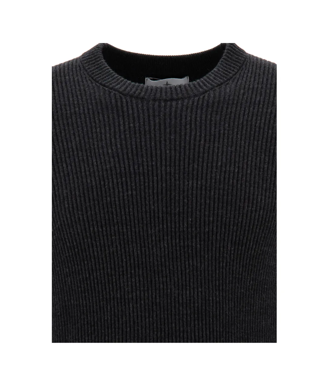 Stone Island Logo Patch Crewneck Jumper
