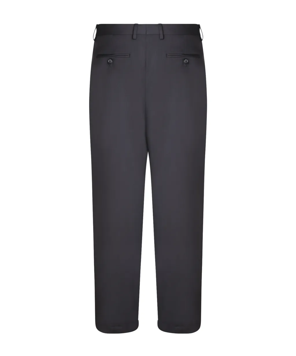 Giorgio Armani Single-Pleated Stretch Trousers