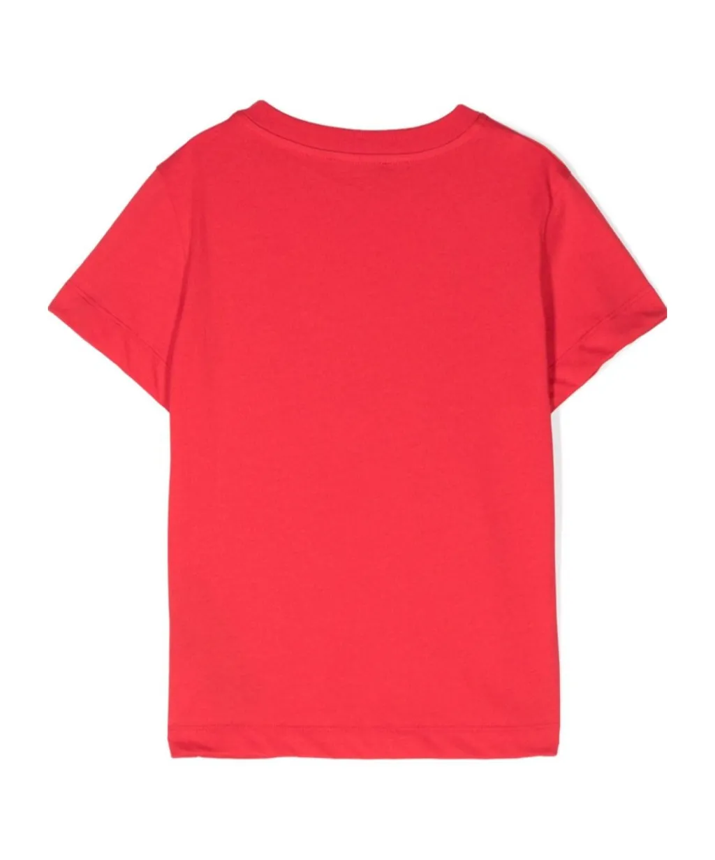 Balmain Kids Logo Printed Crewneck T-Shirt