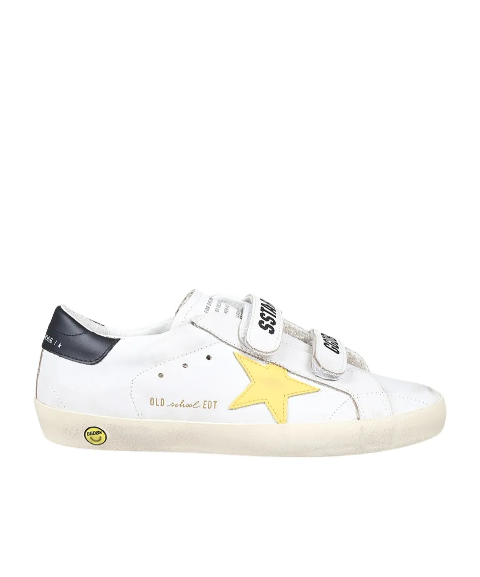 Golden Goose Kids Old School Round-Toe Sneakers