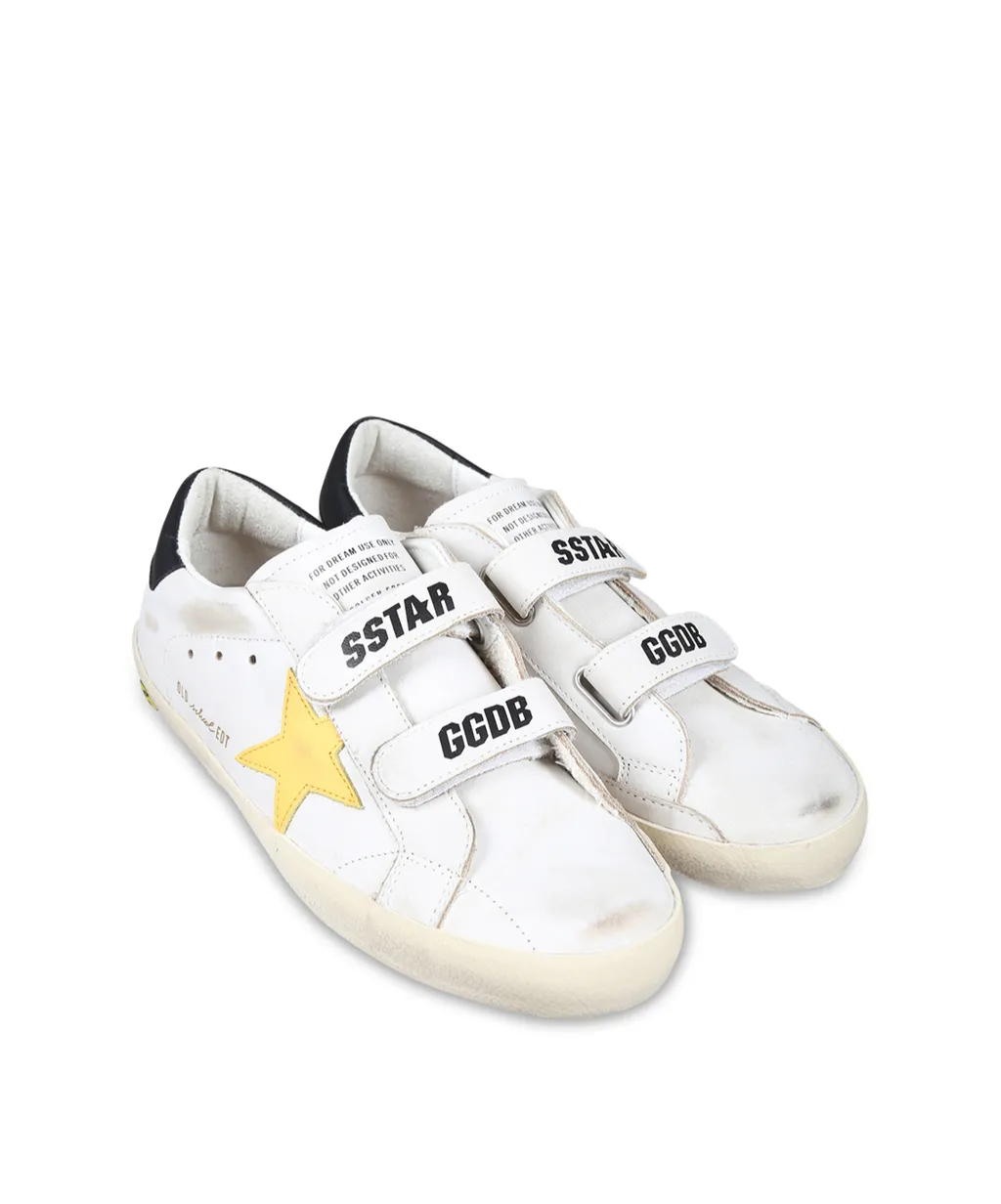 Golden Goose Kids Old School Round-Toe Sneakers