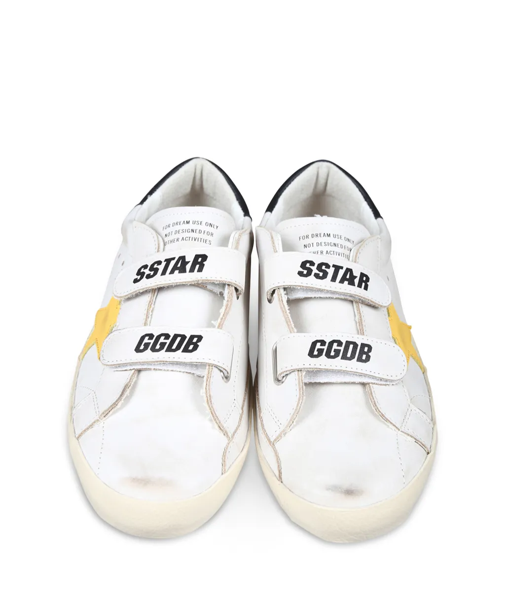 Golden Goose Kids Old School Round-Toe Sneakers