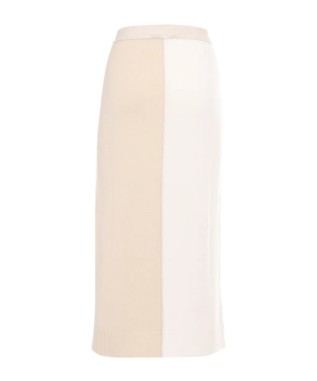 Slit Knitted Skirt
