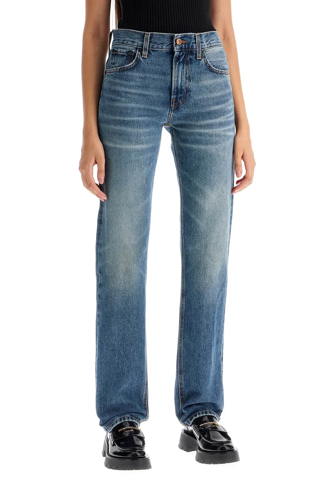 Cleo Mid-Rise Slim Jeans