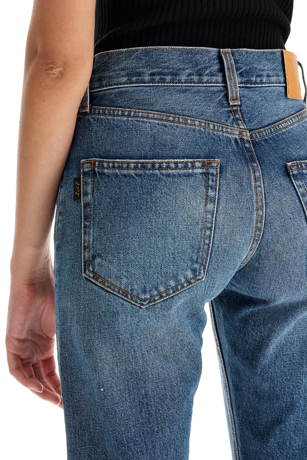 Cleo Mid-Rise Slim Jeans