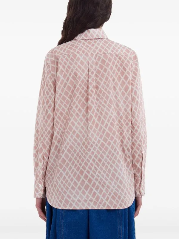 Marni Checked Long-Sleeved Shirt