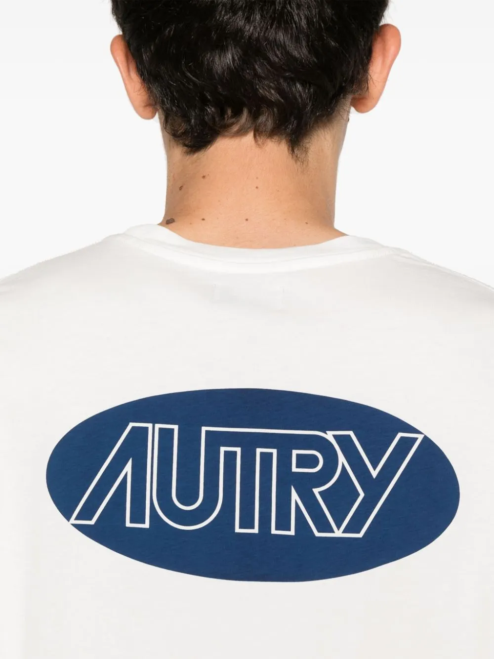 Logo-Stamp Cotton T-Shirt
