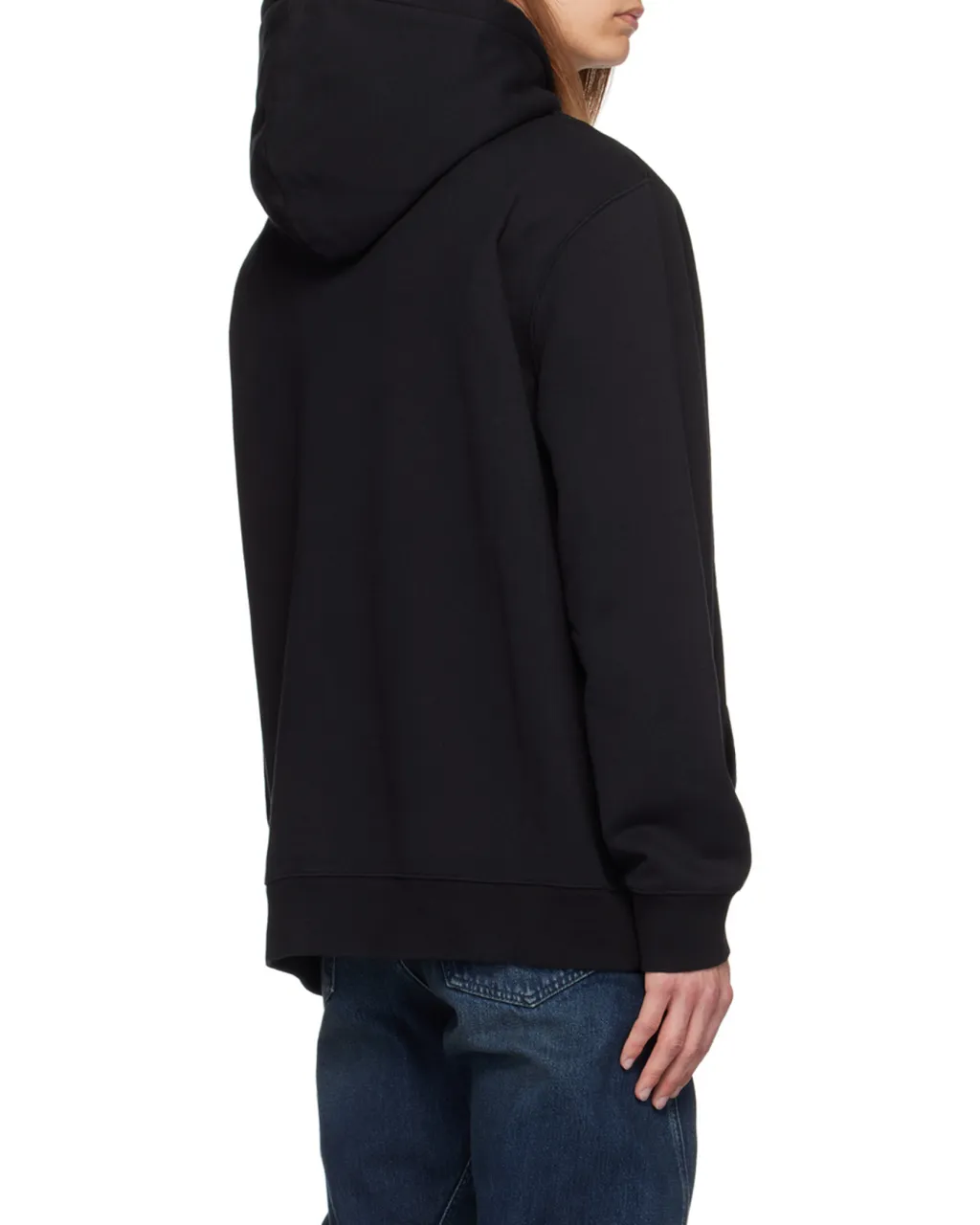 Lanvin Logo-Embroidered Drawstring Hoodie