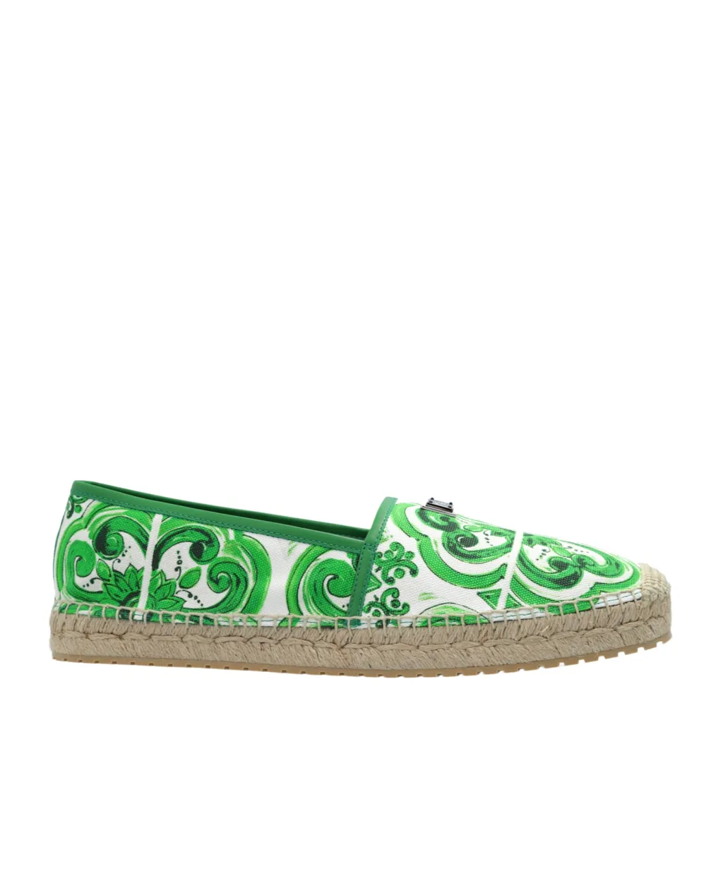 Dolce & Gabbana Majolica Printed Espadrilles