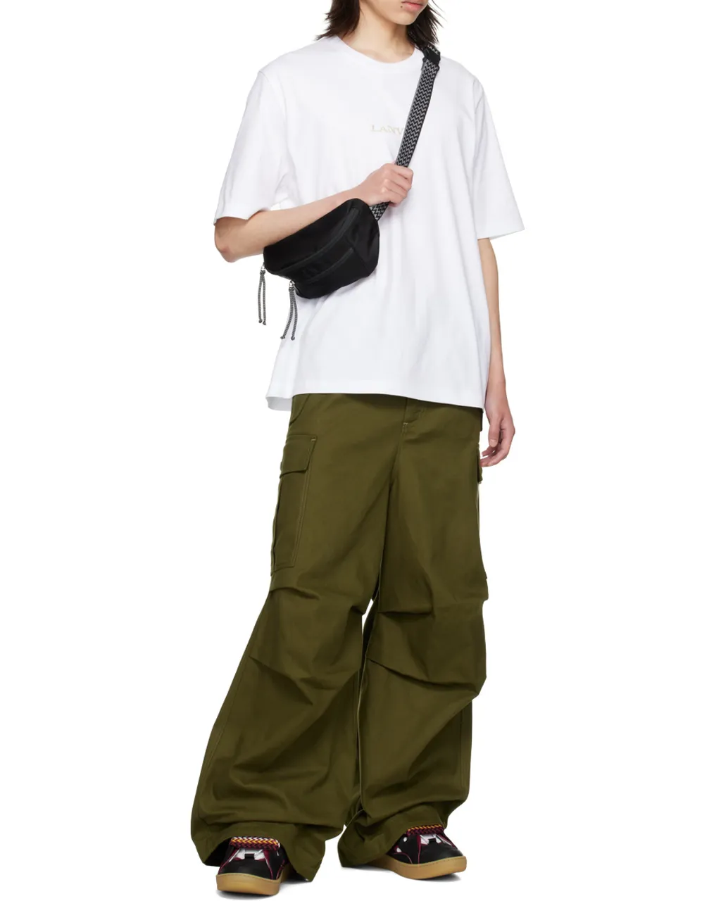 Lanvin Logo Embroidered Crewneck T-Shirt