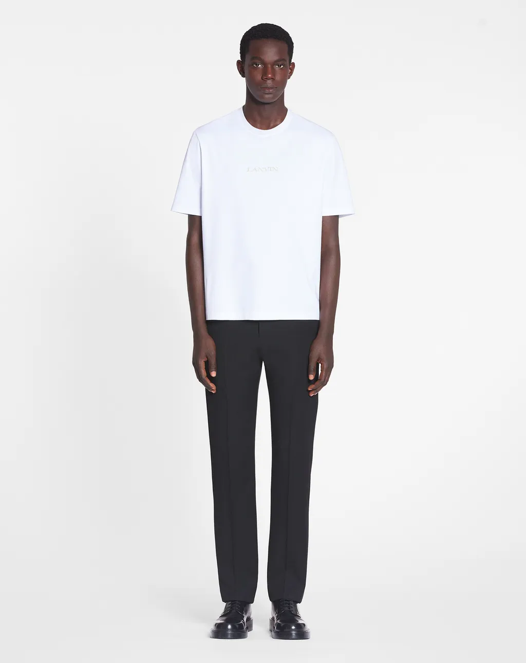 Lanvin Logo Embroidered Crewneck T-Shirt