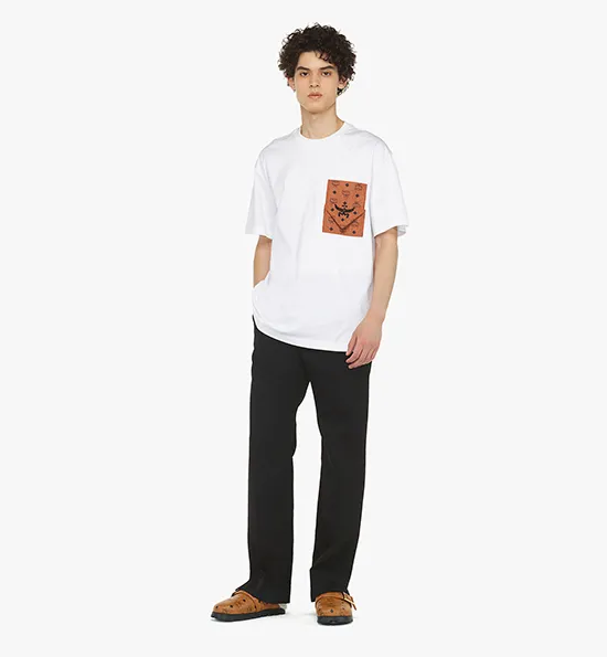 Interwoven Lettered Pocket T-Shirt