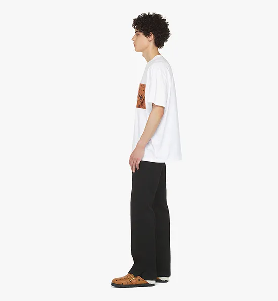 Interwoven Lettered Pocket T-Shirt