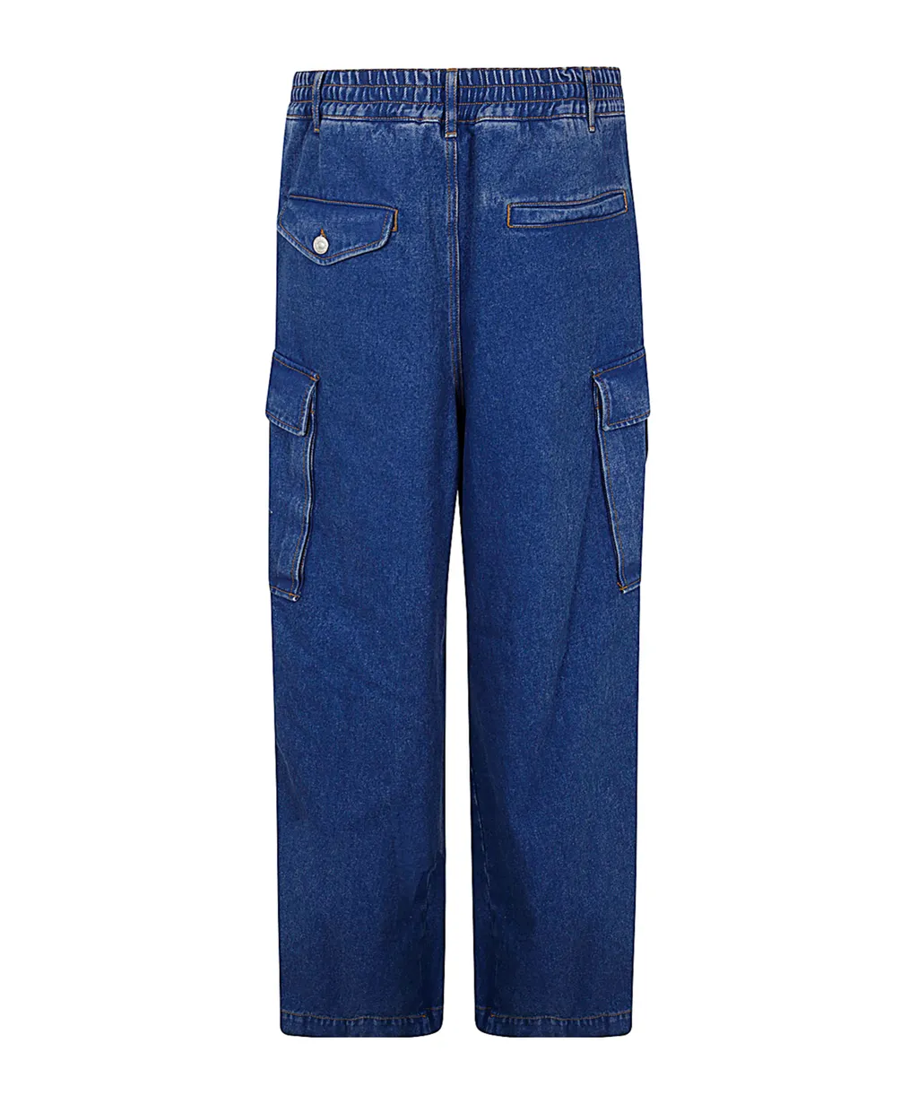 Marni Straight-Leg Cargo Jeans
