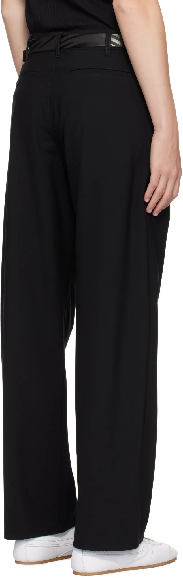 Marni Logo Embroidered Tailored Trousers
