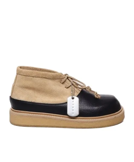 Marni Round Toe Panelled Boots