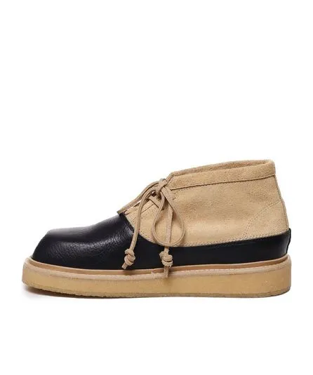 Marni Round Toe Panelled Boots