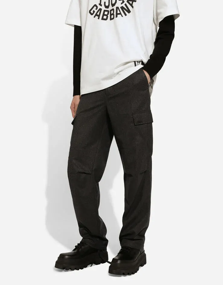 Dolce & Gabbana Flannel Cargo Pants