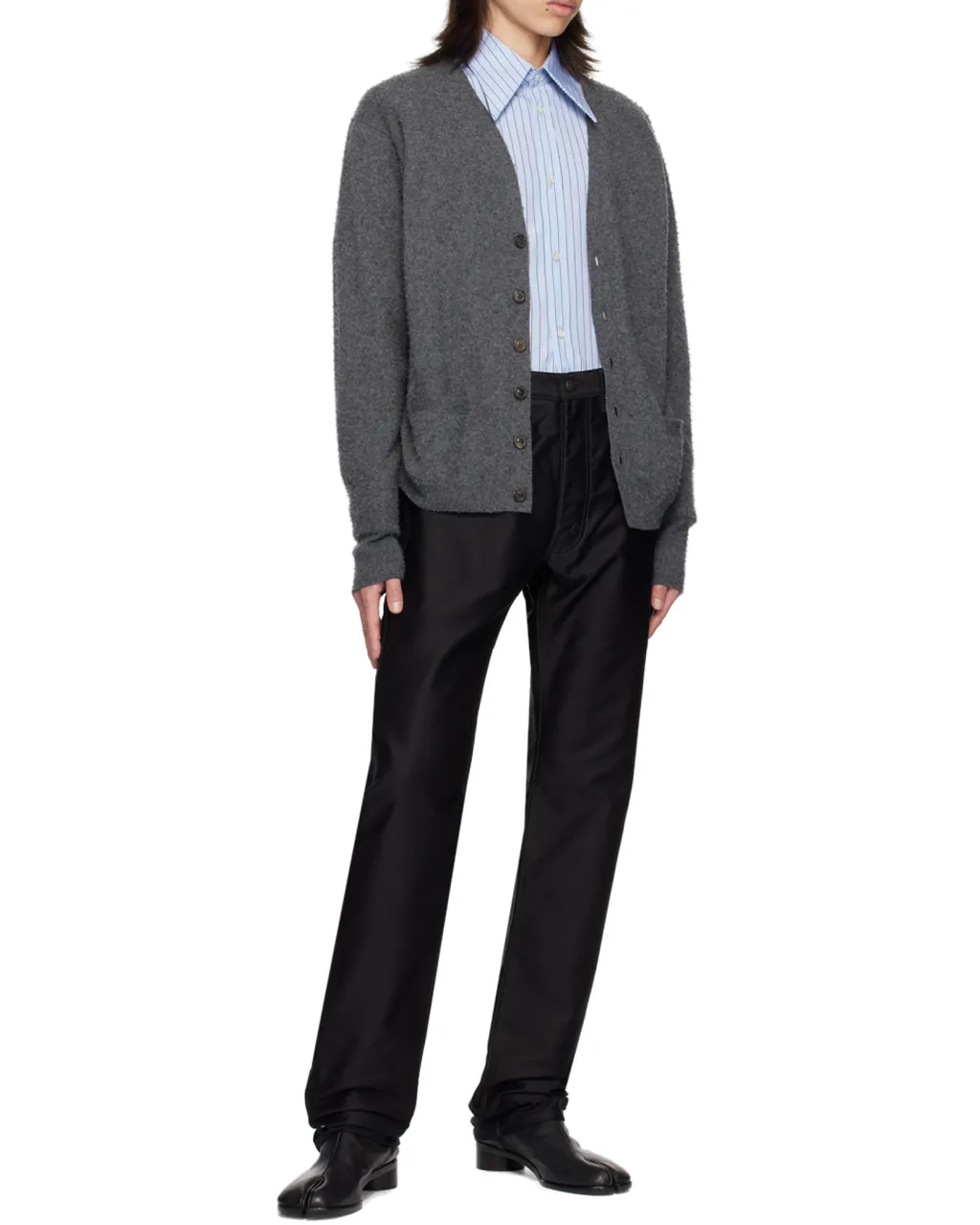 Maison Margiela Long Sleeved Striped Shirt