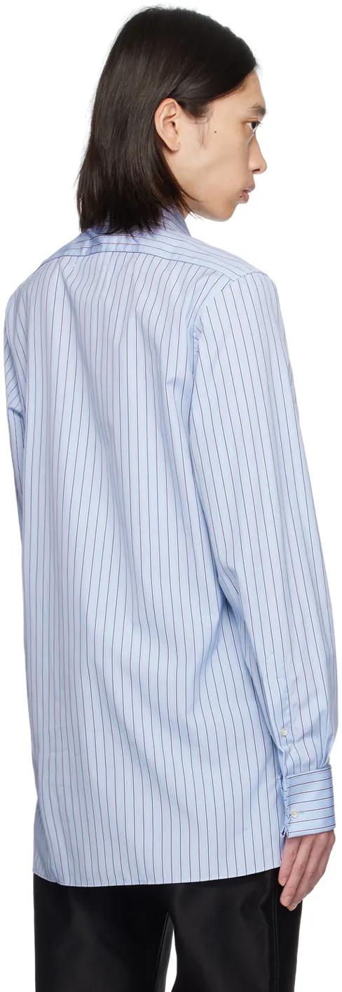 Maison Margiela Long Sleeved Striped Shirt