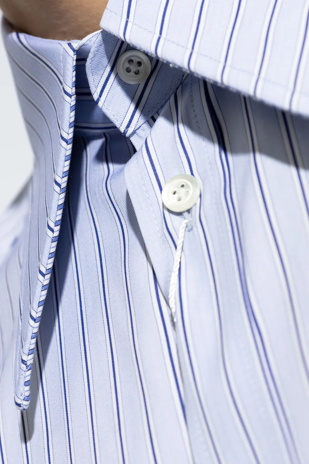 Maison Margiela Long Sleeved Striped Shirt
