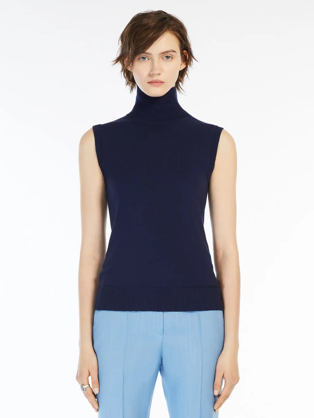Sportmax Ardenza Roll Neck Sleeveless Vest