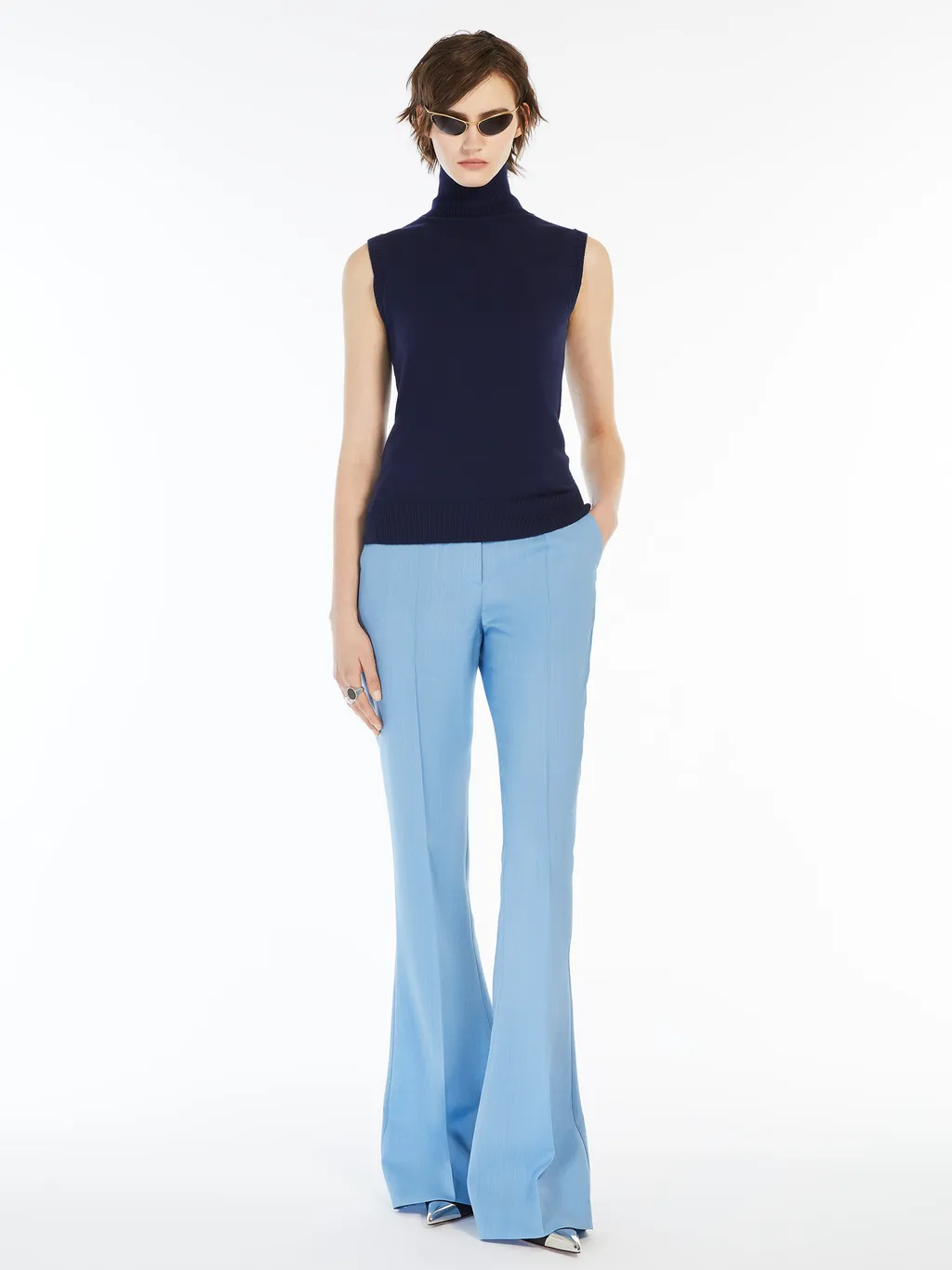 Sportmax Ardenza Roll Neck Sleeveless Vest